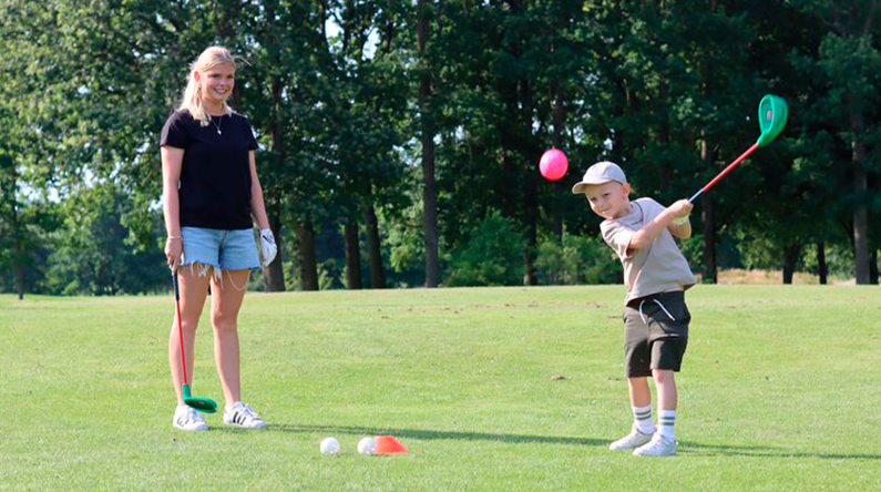 Børne i golf