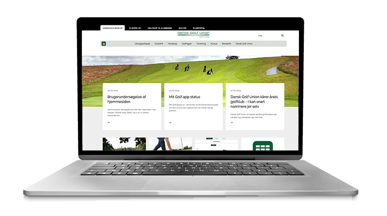 Forsiden danskgolfunion.dk