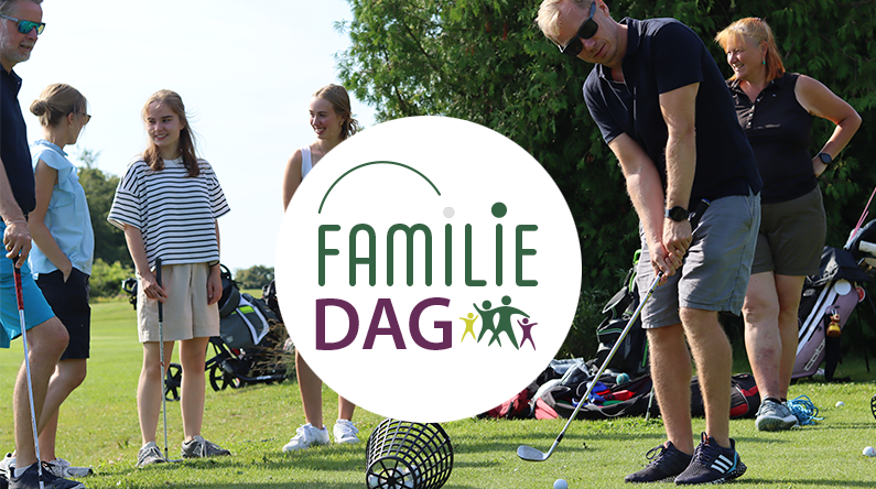 Familie dag golf prøv