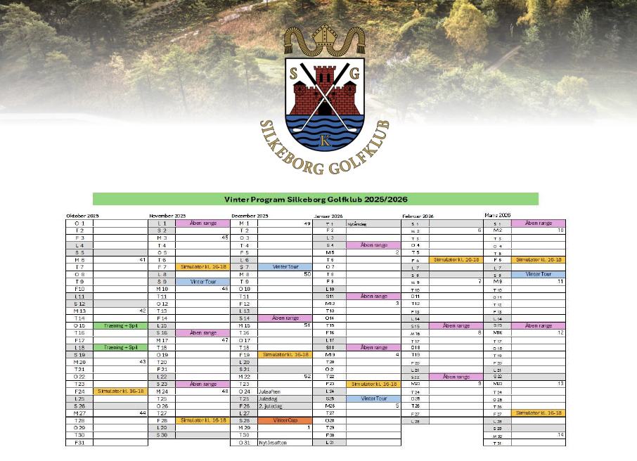 Kalender Silkeborg